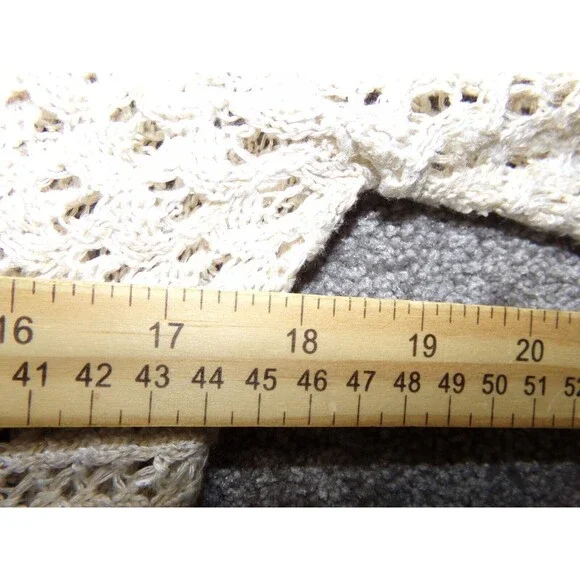 Daytrip By: Buckle, weave, Crouchet top, boho, Size S, 3/4 sleeves - Picture 5 of 6